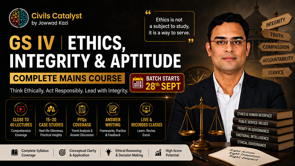 GS IV: Ethics, Integrity and Aptitude